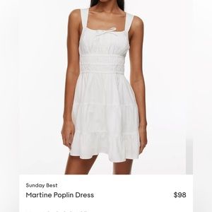Aritzia Martine Poplin Dress